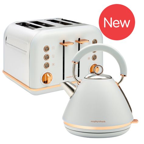 Accents Rose Gold Ocean Grey Pryamid Kettle and 4 Slice Toaster Set Kettle And Toaster Set In Kitchen Ideas, Kettle Toaster Set, Kitchen Kettle And Toaster Ideas, Kettle And Toaster Set In Kitchen, Yellow Toaster, Kettle Design, Smeg Kettle, Retro Toaster, Chicken Kebab