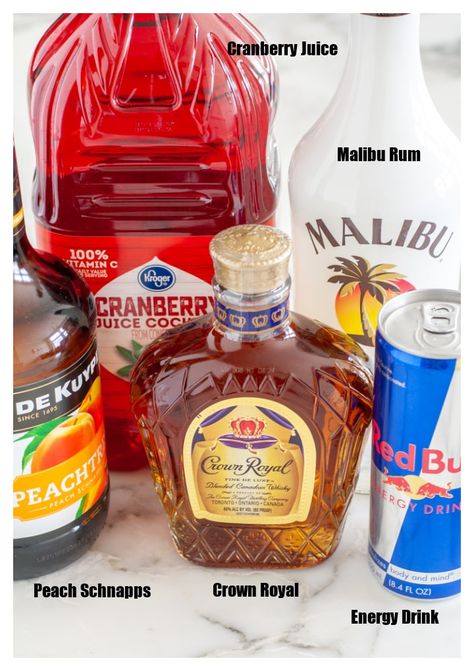 Vegas Bomb Shot is a fun mixed drink perfect for a party. A tasty mix of liquors dropped in an energy drink to keep the party going all night. This drink is for 21+. #vegasbombshot Redbull Drink Recipes Alcohol, Energy Drink Alcohol Drinks, Vegas Bomb Recipe, Energy Drink Mixed Drinks, Vegas Bomb Shot, Red Bull Cocktails Drink Recipes, Vegas Bomb Drink, Redbull Alcoholic Drinks, Vegas Bomb