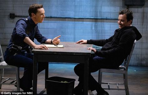 Improv masterclass: He was facing off against Jimmy Fallon in the Mad Libs Theatre sketch Interrogation Room, Stephen Strange, Benedict Cumberbatch Sherlock, Mad Libs, The Tonight Show, Dr Strange, Tonight Show, Jimmy Fallon, Sony Pictures