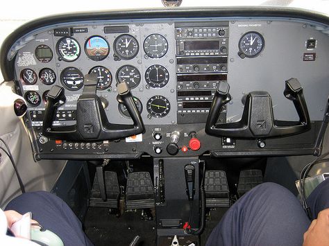 cockpit of 172 Cessna | Recent Photos The Commons Getty Collection Galleries World Map App ... Cessna 172 Cockpit, Cessna 172 Skyhawk, Plane Pictures, Airplane Interior, Ultralight Aircraft, Flight Simulator Cockpit, Cessna Aircraft, Angel Flight, Big Birds