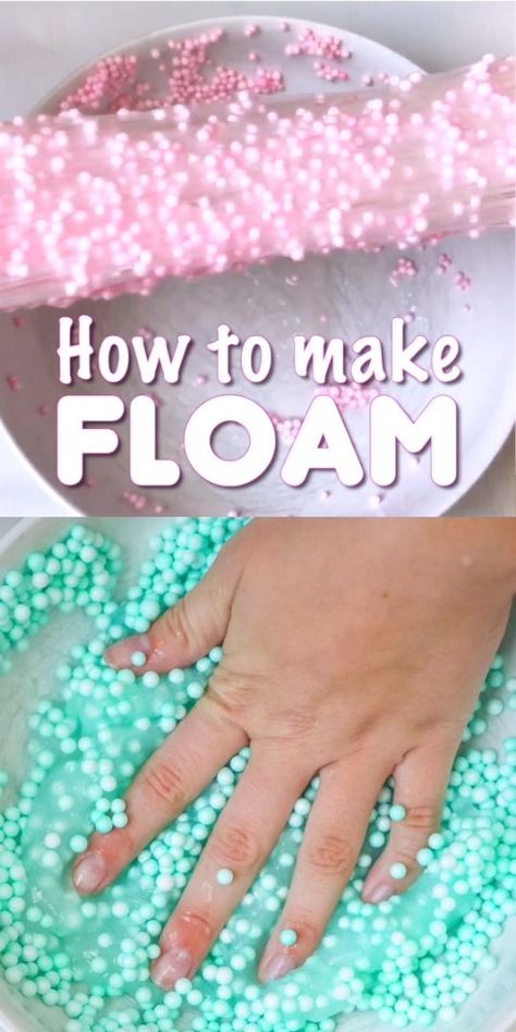 Floam Recipe, How To Make Floam, Diy Crafts Slime, Fun Experiments, Slime Ideas, Slime Diy, Diy Slime Recipe, Slime Time, Slime Party