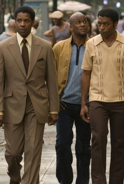 American Gangster Movie, Gangster Outfit, American Gangster, A Bronx Tale, Lights Camera Action, Goodfellas, Denzel Washington, Mens Fashion Streetwear, Movie Titles