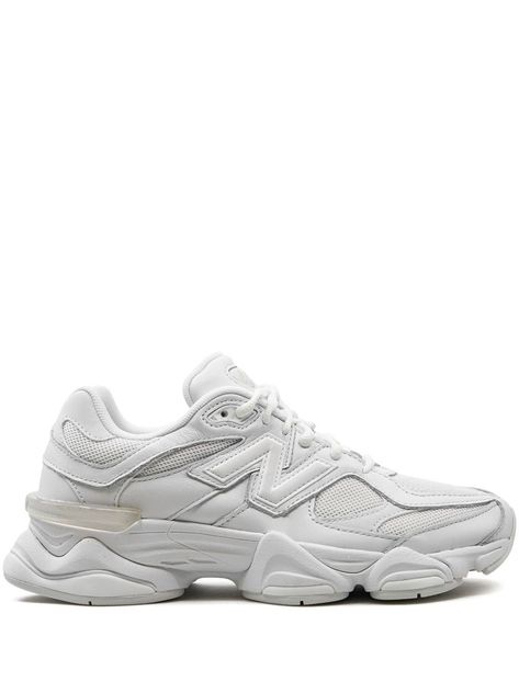 New Balance 9060 leather sneakers - White.
#Classy_White_Sneakers #Chunky_White_Sneakers_Outfit #Comfy_White_Sneakers #Sneakers_Farfetch Workout Sneakers, New Balance 9060, Shoes Outfit Fashion, Clothing Staples, Mens Casual Dress Outfits, Fancy Shoes, Retro Sneakers, Sports Footwear, Boots And Sneakers