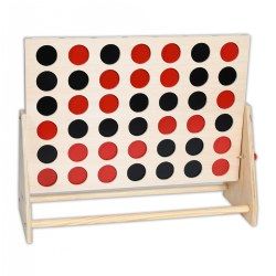 TickiT™ Wooden 4 In A Row Game Outdoor Gifts For Kids, 4 In A Row Game, Connect 4 Game, Family Friendly Games, Connect 4, 4 In A Row, Toddler Table, Outdoor Game, Wooden Games