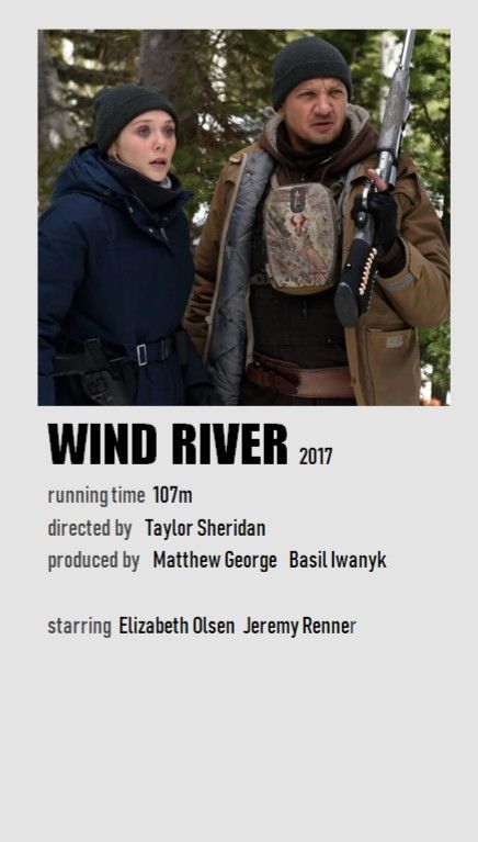 Wind River Movie Poster, Wind River Movie, Wind Movie, Wind River, Lizzie Olsen, Tv Media, Girl Movies, Alternative Movie Posters, Jeremy Renner