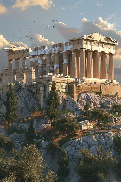 Ancient Greek Civilization, Acropolis Greece, Greek Civilization, Acropolis Of Athens, The Parthenon, Ancient History Facts, Athens Acropolis, Top Places To Travel, The Acropolis