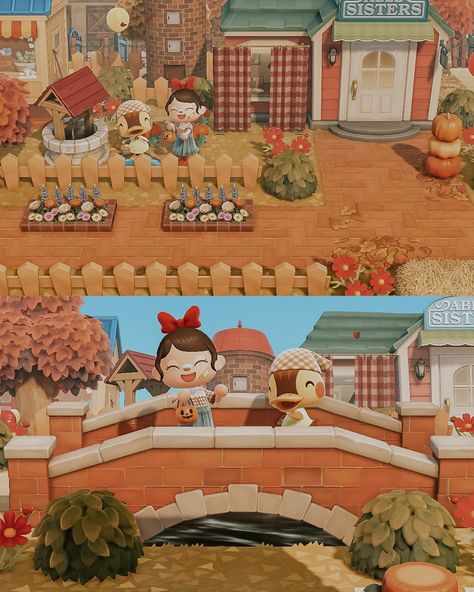 Farm Acnh, Autumn Cottagecore, Game Photography, Fall Cottagecore, Cosy Decor, Acnh Cottagecore, Autumn Animals, Animal Crossing 3ds, Animal Crossing Wild World