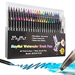 Best Watercolor Paper, Pens For Drawing, Brush Tip Markers, Watercolor Brush Pens, Best Watercolor Brushes, Water Brush Pen, Watercolor Markers, Best Watercolor, Study Stuff