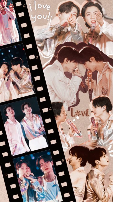 Jinkook Wallpapers Aesthetic, Jin And Jungkook Wallpaper, Kookjin Wallpaper, Jinkook Kookjin, Jin Pic, Wallpaper Lock Screen, Bts Stuff, Editing Ideas, Aesthetic Kpop