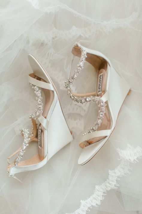 Bride Wedges Shoes, Bridal Shoes Wedges, Bridal Wedges, Bohemian Style Gown, Wedding Wedges, Wedge Wedding Shoes, Country Shoes, Beach Wedding Shoes, Fun Wedding Shoes