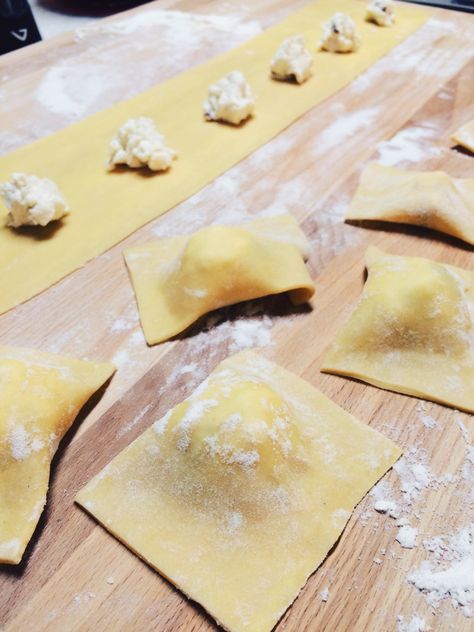 Goat Cheese Ravioli Recipe, Four Cheese Ravioli Recipe, Goat Cheese Ravioli, Cheese Ravioli Recipe, Ocean Prime, Ravioli Sauce, Ravioli Filling, Goat Cheese Pasta, Homemade Pasta Recipe