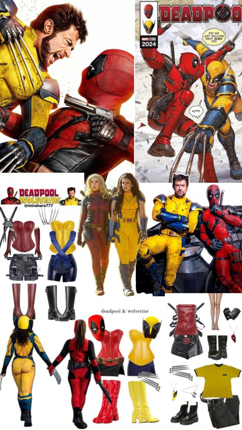 Deadpool And Wolverine Costume, Deadpool Halloween Costume, Deadpool Halloween, Incredibles Costume, Wolverine Costume, Deadpool Costume, Deadpool Wolverine, Halloween Inspo, Deadpool