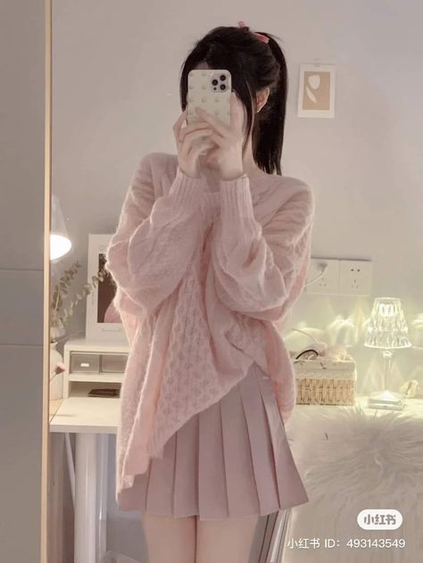 Pink Outfits Aesthetic, Clothing Aesthetics, Kawaii Outfit, Korean Summer, House Clothes, Hair Aesthetic, Cute Dress Outfits, Everyday Fashion Outfits, Fashionista Clothes