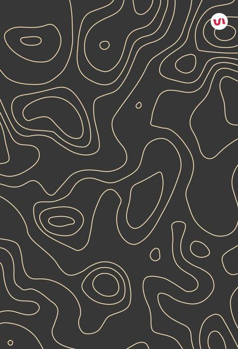 Pattern Swatches, Large Scale Prints, Adobe Illustrator Pattern, Illustrator Pattern, Map Pattern, Pattern Tile, Contour Map, Abstract Illustration, A Background