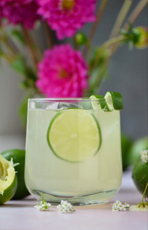 Welcoming Summer with this Homemade Limeade! Refreshing, sweet, tangy, and cold. This Limeade is so simple to make and it’s only 3 ingredients! Welcome Drink Recipe, Corrigan Sisters, Summer Drink Cocktails, Cocktails And Mocktails, Iced Drinks Recipes, Summer Drink Recipes, Drinks Cocktails, Welcome Drink, Summer Drink