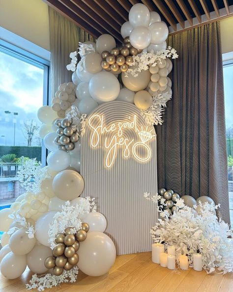 💍🤍Engagement Party🤍💍 it’s definitely engagement season we’ve decorated so many lovely engagement parties recently 🥰 Back at the fab… | Instagram Love At First Swipe Engagement Party, Elegant Engagement Party Ideas, Backyard Engagement Party Decorations, Engagement Party Backdrop, Fun Engagement Party, Engagement Party Decorations Diy, Backyard Engagement Parties, Engagement Party Diy, Engagement Party Themes