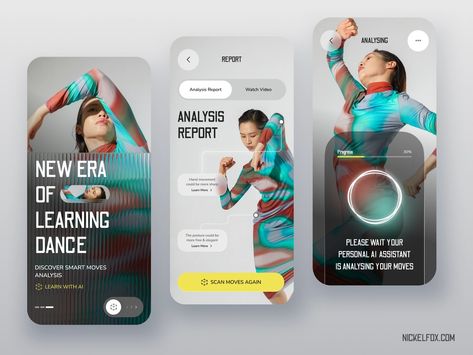 DanceSkillz - AI-Powered Dance Enhancement App by Piyush Kumar Singh for Nickelfox - UI/UX Design on Dribbble