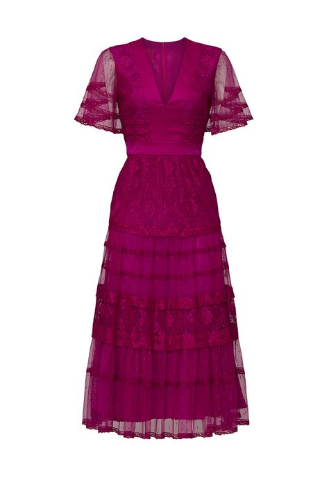 Temperley London Florence Short Sleeve Dress Temperley London Dress, Western Dresses For Women, Dresses Western, Noble Lady, Royal Outfits, Stylish Party Dresses, Daytime Dresses, Temperley London, London Dresses