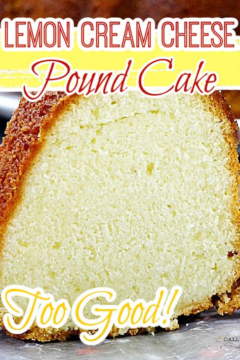 Lemon Cream Cheese Pound Cake Recipe, Lemon Cream Cheese Pound Cake, 5 Flavor Pound Cake, Moist Lemon Pound Cake, Cheese Pound Cake Recipe, Italian Lemon Pound Cake, Best Pound Cake Recipe, Cream Cheese Bundt Cake, Cream Cheese Pound Cake Recipe