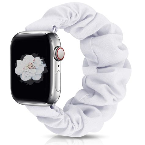 PRICES MAY VARY. 【Novel Scrunchie Design】Not like other traditional watch bands for apple, it has no buckle. It adopt scrunchie design, make you easy to slip on and off, very convenient. There are variety of color for you to choose from, dress up your iWatch with this cute watch bands for apple. This cute bands apple watch are specially designed for women, it’s great gifts for your mom girlfriend. 【Compatible Models】Perfect compatible with Apple Watch Series 9 8 7 6 5 4 3 2 1 se Ultra, for iwatc Scrunchie Apple Watch Band, Cute Watches, Fabric Bracelets, Black Cow, Apple Watch Models, Apple Watch 38mm, 38mm Apple Watch Band, Gifts For Your Mom, Wearable Technology