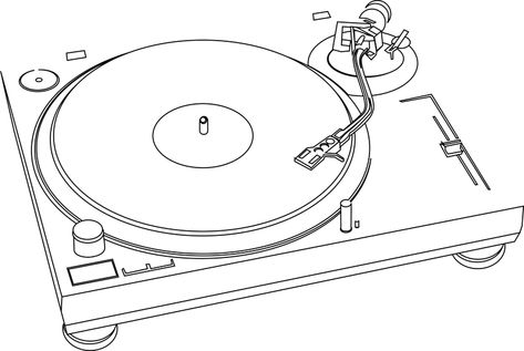 Music Jazz Plastic Disc Player Line Drawing Vector #AD , #AFFILIATE, #Sponsored, #Plastic, #Jazz, #Drawing, #Disc Jazz Drawing, Disc Art, Music Disc, Music Vector, Music Designs, Drawing Vector, Alphabet Book, Electronic Media, Music Design