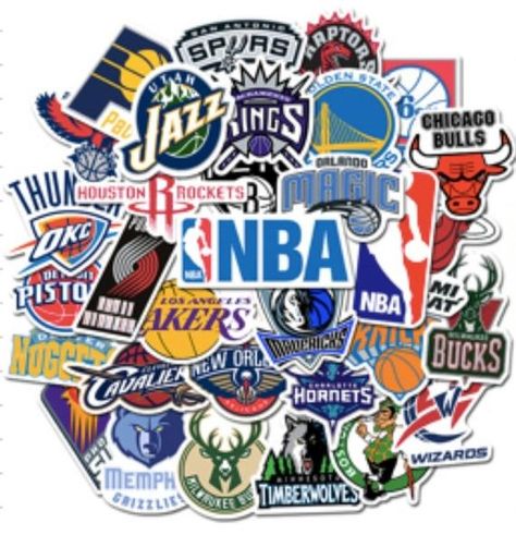 Nba Basketball Teams, Cool Skateboards, Basketball Ball, Skateboard Stickers, Wallpaper Laptop, Diy Cups, Nba Teams, Childrens Toy, Basketball Teams