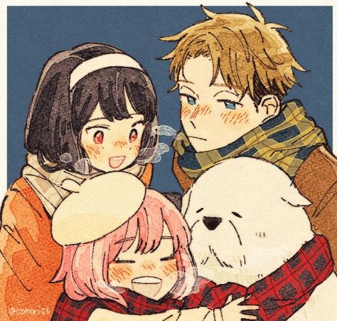 The Forger Family, Forger Family Fanart, Spy X Family Fanart, Forger Family, Shojo Anime, Fandom Art, Anya Forger, Spy Family, 5 Anime