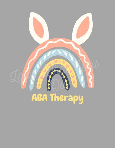 Easter Speech Therapy, Easter Speeches, Behavior Technician, Behavior Therapy, Aba Therapy, Rainbow Png, Child Therapy, Preschool Education, Heat Transfer Design