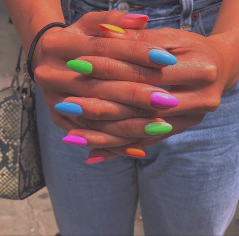 #nails #nailart #naildesign #nailstagram #nailideas #nailartideas #nailideas Ashido Mina, Nail Color Ideas, Colorful Nails, Best Girl, Design Guide, Beautiful Nail Art, Heart Sign, Short Acrylic Nails, Boku No Hero