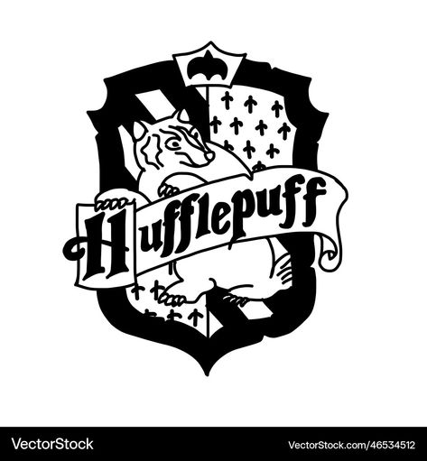 Hufflepuff Logo, Harry Potter Logo, Doodle Vector, Cartoon Doodle, Harry Potter Hufflepuff, Doodle Style, Fantasy Fiction, Drawing Easy, Transparent Png