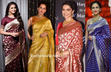 Sabyasachi Mukherjee's Stunning 'Banarasi Bride' Collection Banarasi Bride, Saree Celebrity, Silk Blouse Pattern, Bride Collection, Boat Neck Blouse Design, Mirror Work Blouse, Banarsi Saree, Fashion And Beauty Tips, Blouse Neck Designs