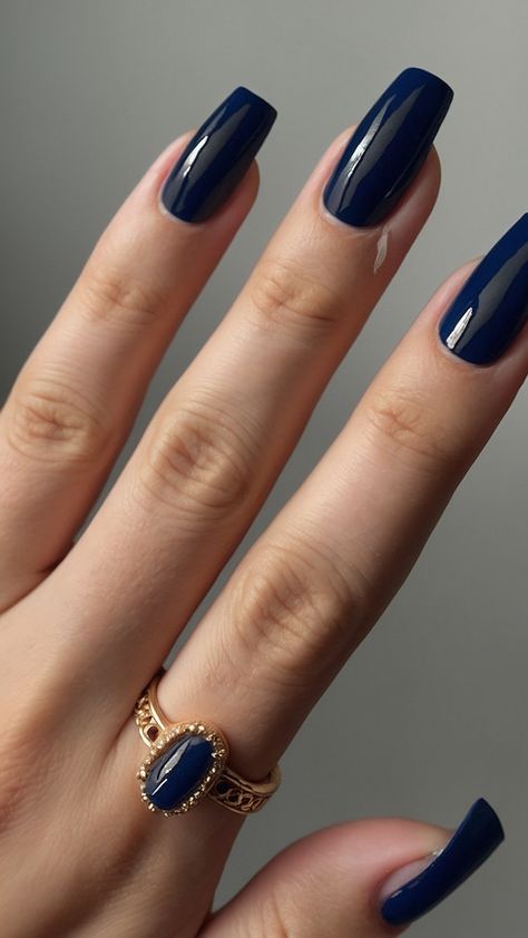 Dive into the world of blue nail designs with our latest blog post featuring stunning ideas for every style From deep navy hues to soft light shades we explore the versatility of dark blue nails and how they can elevate your look Discover trendy designs perfect for summer 2024 including creative art techniques that incorporate royal blue tones Whether you prefer bold statements or subtle elegance our curated collection of sky-inspired ideas has something for everyone Embrace Navy Blue Ballerina Nails, Navy Blue And Black Nails, Nail Ideas Dark Blue, Deep Blue Nails Designs, Dark Navy Blue Nails, Nails For Darker Skin Tone, Navy Nail Art, Future Nails, Royal Blue Nails