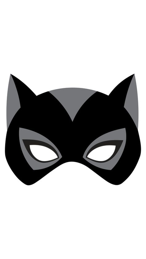 This Catwoman Face Decoration Sticker is the alter ego of Selina Kyle, a Gotham City burglar who usually wears a tight, one-piece outfit and uses a bullwhip for a weapon. She was characterized as a... Batwoman Mask, Catwoman Logo, Batgirl Logo, Disfraces Ideas, Catwoman Mask, Senior 25, Batman Cat, Bf Gift, Face Decoration