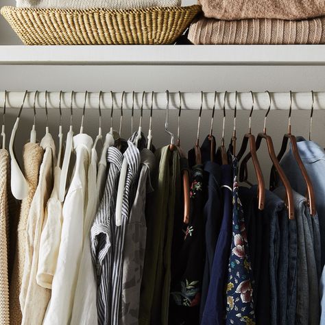 Winter Clothes Begone! Here’s How to Store ’Em Properly. on Food52 How To Store Winter Coats, How To Store Winter Clothes, Store Winter Clothes, Sweater Storage, Clutter Organization, Small Closet, Heavy Coat, Special Clothes, How To Store