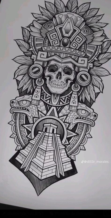 Aztec Flash Art, Aztec Tattoos Sleeve, Aztec Drawing, Aztec Artwork, Jaguar Tattoo, Aztec Wallpaper, Mayan Tattoos, Aztec Tattoos, Aztec Tattoo Designs