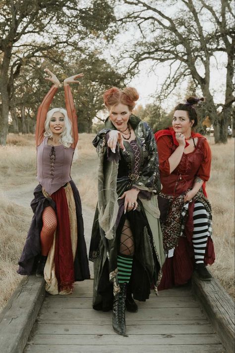 Sanderson Sisters Costumes, Boo Halloween Costume, Hocus Pocus Costume, Hocus Pocus Sanderson Sisters, Sister Costumes, Baby Cosplay, Halloween Movie Night, Trio Halloween Costumes, Sanderson Sisters Hocus Pocus