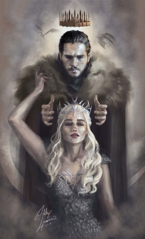 Oh so excited for the season premier, oh so pissed they cut this season back by three episodes. Why!? Why do you want to take away my joy HBO!? Anyways, inspired by Jon's little "my queen" speech. ... Dessin Game Of Thrones, Daenerys And Jon, Jon Snow And Daenerys, Game Of Thrones Facts, Game Of Thrones Artwork, Game Of Throne Daenerys, Got Game Of Thrones, Game Of Thrones Funny, Bel Art