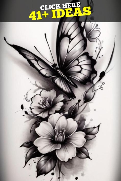 51+ feminine tattoo cover up designs - feminine tattoo ideas for females -  #cover #Designs #Females #Feminine #Ideas #Tattoo Check more at https://ifoundaideas.com/tattoo/51-feminine-tattoo-cover-up-designs-feminine-tattoo-ideas-for-females/ Cover Up Tattoos For Women, Butterfly With Flowers Tattoo, Butterfly Woman, Woman Tattoo, Tattoos For Women Flowers, Handpoke Tattoo, Daisy Tattoo, Pretty Tattoos For Women, Arm Band Tattoo