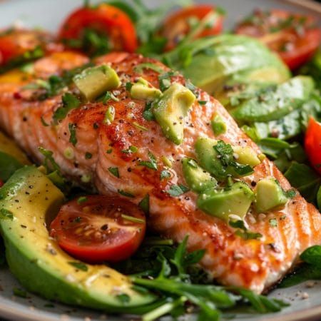 A Fresh Take on Healthy Eating with Salmon Avocado Salad Recipe Salmon And Avocado Recipes, Salmon Avocado Salad, Diet Goals, Recipes Fish, Bakery Food, Avocado Salad Recipes, Healthy Salmon, Salmon Avocado, Lemon Vinaigrette