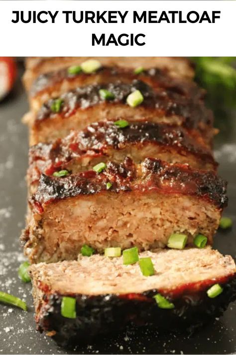 Juicy Turkey Meatloaf Magic Meatloaf With Turkey Meat, Mince Turkey Recipes, Best Turkey Meatloaf Recipes, Minced Turkey Recipes, Ground Turkey Meatloaf Recipes, Best Turkey Meatloaf, Mini Turkey Meatloaf, Meatloaf With Oatmeal, Basic Meatloaf