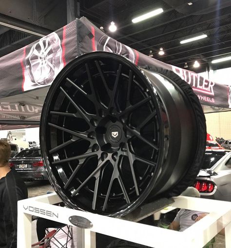 Mustang Rims, Custom Wheels Cars, Car Rims, Vossen Wheels, Car Wheels Rims, Rims And Tires, Rims For Cars, Vw Tiguan, Black Rims