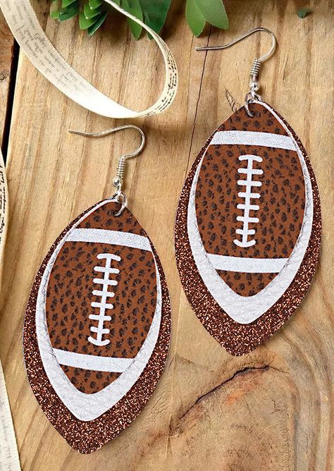 Product Description Package: 1 pair Gender: Women Shapepattern :Water Drop Style: Casual Material: PU Decoration : Sequined Item Weight: 20.00 gram Size: 4*8.5cm Side Hussle, Ecu Pirates, Cricut Earrings, East Carolina University, Football Earrings, Faux Leather Earrings, Style Sportif, Glitter Earrings, Sports Lover