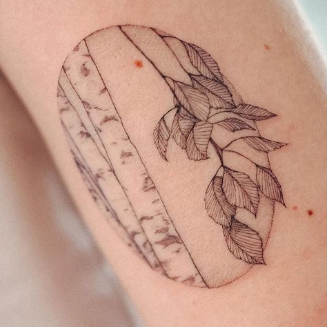 Silver Birch Tree Tattoo, Birch Tree Leaf Tattoo, Birch Leaves Tattoo, Single Arm Tattoo, Silver Birch Tattoo, Aspen Leaves Tattoo, Beech Tree Tattoo, Quaking Aspen Tree Tattoo, Birch Leaf Tattoo