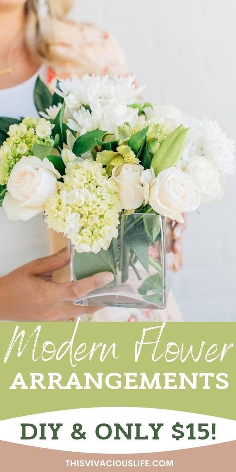 Flower Arrangements For Rehearsal Dinner, Small Wedding Flower Arrangements, Simple White Flower Arrangements, Short Vase Flower Arrangements, Small Floral Centerpieces, Floral Arrangements Diy Centerpieces, Small Vases With Flowers, White Flower Bouquet, White Flower Arrangements