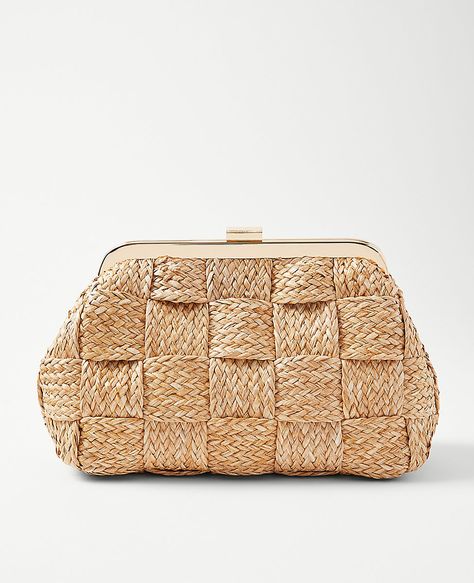 Woven Clutch Woven Clutch Bag, Wedding Guest Clutch, Obx Wedding, Raffia Clutch, Woven Clutch, Woven Purse, Brown Accessories, Zhuhai, Wedding Week