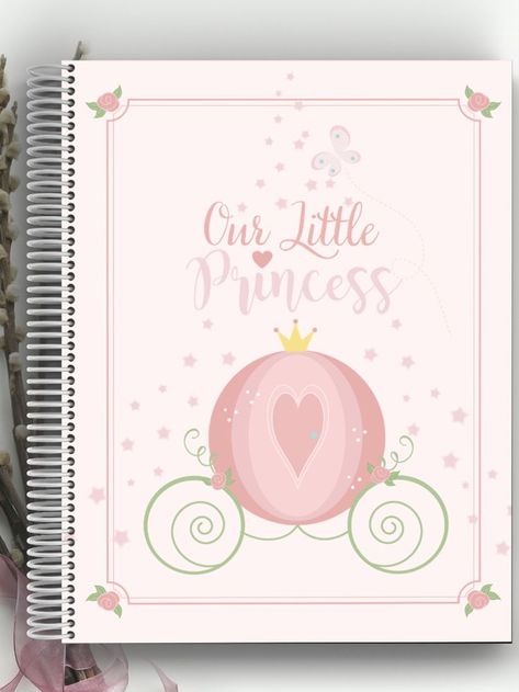 Baby Keepsake Book, Christmas Gift Card Holders, Girls Album, Baby Memory Book, Book Baby, Baby Journal, Princess Baby