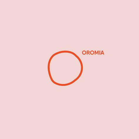 Logo design for oromia, a specialty coffee roastery. The organic irregular shaped circle "O" lettermark conveys the meticulous selection and production processes. Designed by LET'S PANDA, Vancouver. #logo #branding #o Organic Circle Shape, Logos With Circles, Graphic Design Circle, Logo In Circle, Circle Branding, O Logo Design, Organic Branding Design, Shape Logo Design, Circle Graphic Design