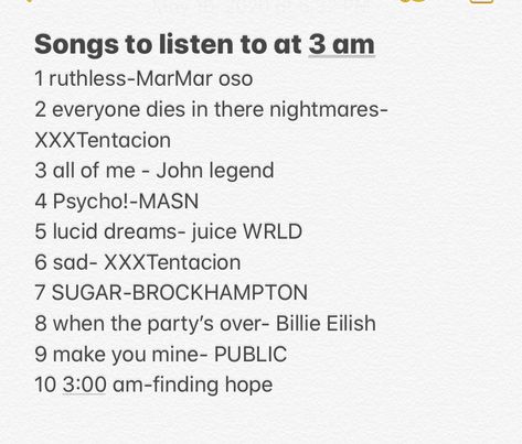 Songs To Listen To At 3am, Finding Hope, Music Ideas, 3 Am, Mood Songs, I John, John Legend, Lucid Dreaming, Song Playlist