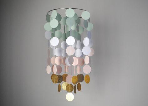 Light Mint Green/white/blush Pink/gold Chandelier Mobile// Nursery Mobile // Baby Mobile Choose Your Colors - Etsy Australia Mint Green Girls Bedroom, Light Green Rooms, Gold Girls Room, Peach Bedroom, Mint Bedroom, Butterfly Mobile, Green Nursery, Mobile Nursery, Gold Bedroom