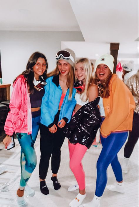 Ski Girls Halloween Costume, Skier Halloween Costume, Skiers Halloween Costume, 80s Aspen Party Outfit, 80s In Aspen Theme Outfit, Afterski Party Outfit, Ski Party Theme Outfit, Ski Halloween Costume, Afterski Party